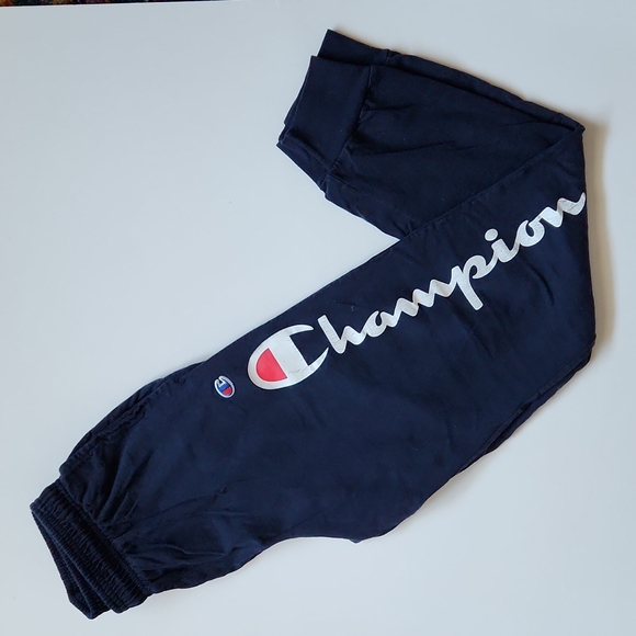 Champion Navy Blue Jogger Sweatpants - Picture 1 of 2